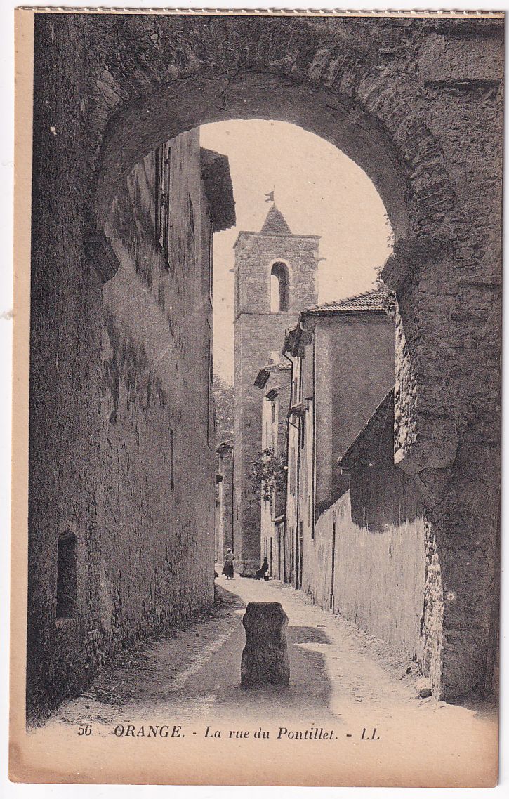 Carte postale Orange la rue du pontillet