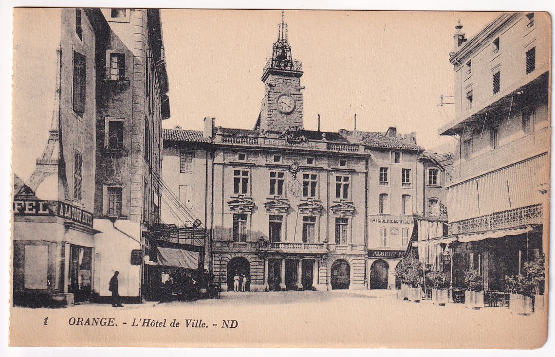 Carte postale Orange l'hôtel de ville