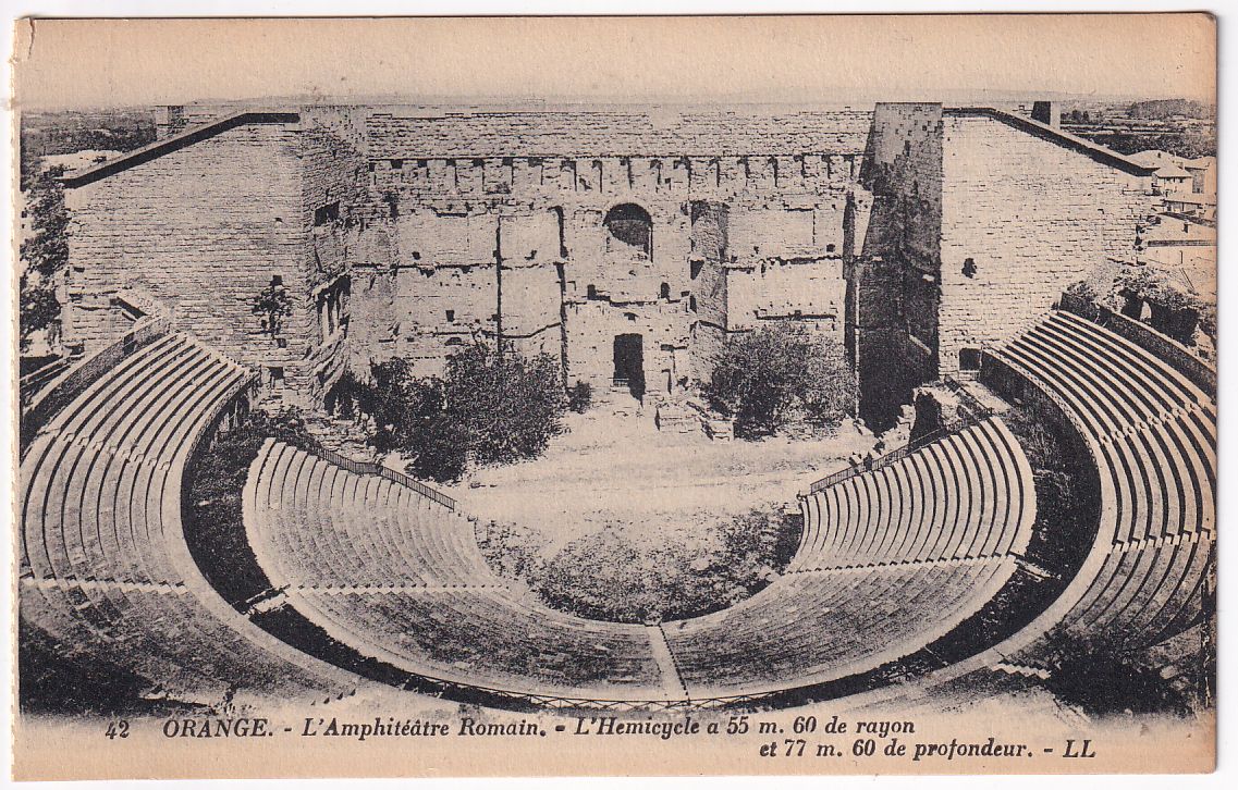 Carte postale Orange l’Amphithéâtre romain