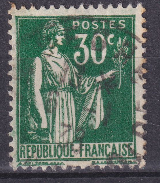 Timbre France n° 280 obl type Paix