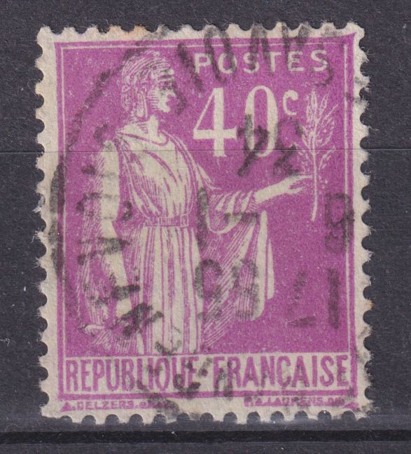 Timbre France n° 281 obl type Paix