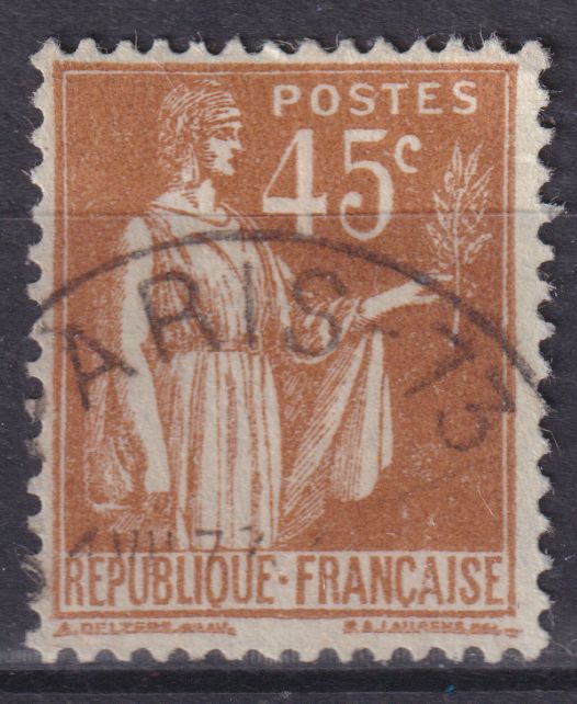 Timbre France n° 282 obl type Paix