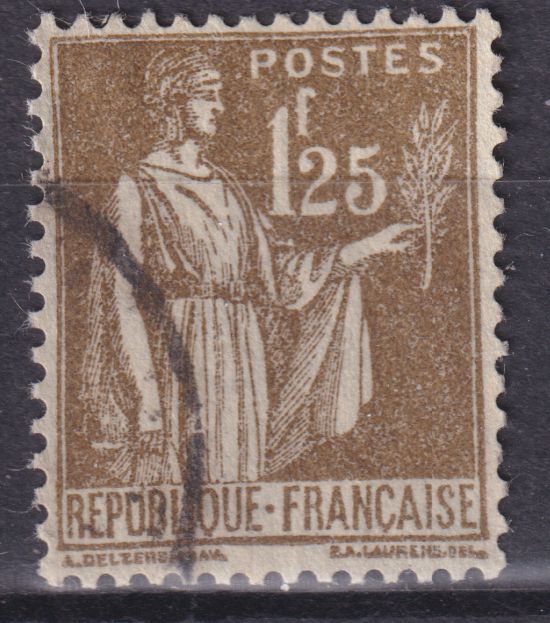 Timbre France n° 287 obl type Paix