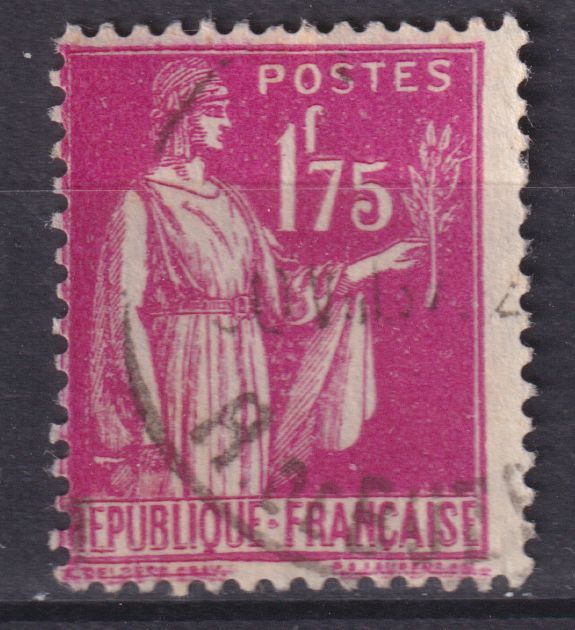 Timbre France n° 289 obl type Paix