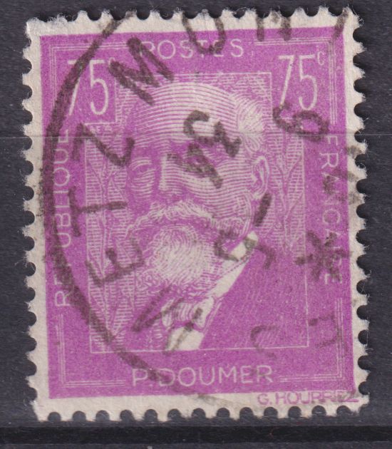 Timbre France n° 292 obl Paul Doumer