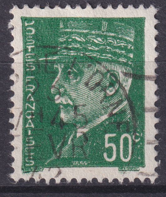 Timbre France n° 508 obl Maréchal Pétain