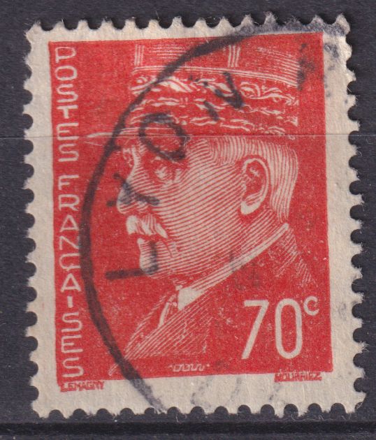 Timbre France n° 511 obl Maréchal Pétain