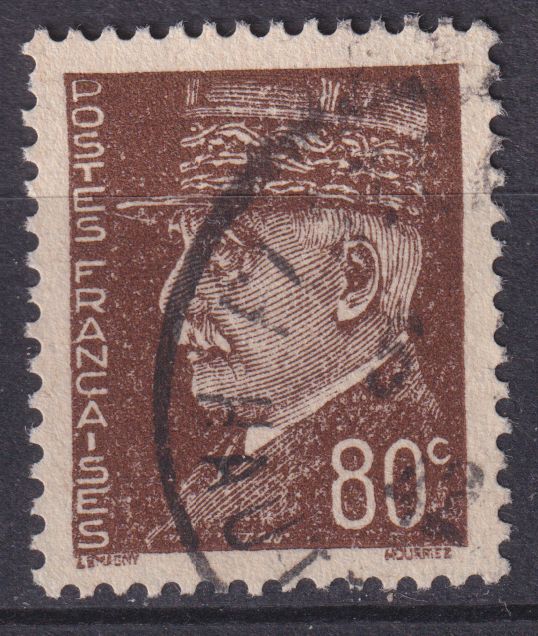 Timbre France n° 512 obl Maréchal Pétain