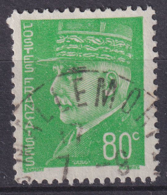 Timbre France n° 513 obl Maréchal Pétain