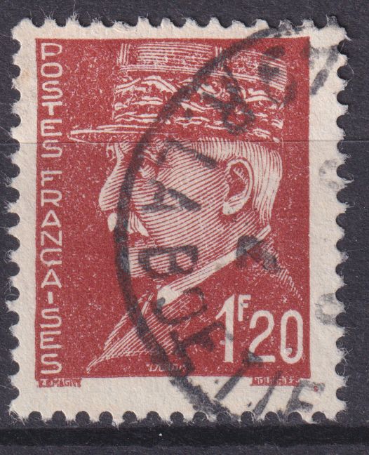 Timbre France n° 515 obl Maréchal Pétain