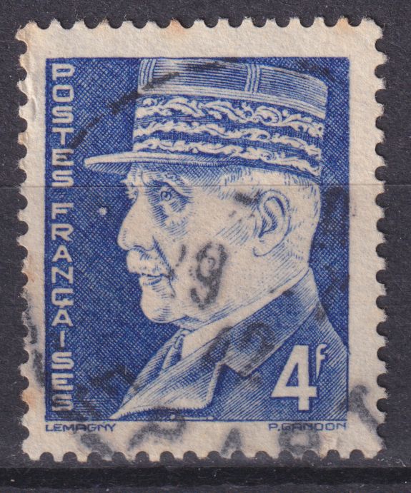 Timbre France n° 522 obl Maréchal Pétain