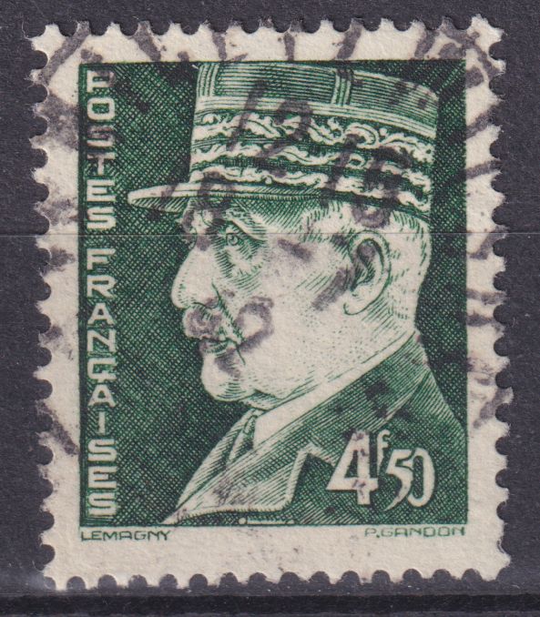 Timbre France n° 523 obl Maréchal Pétain