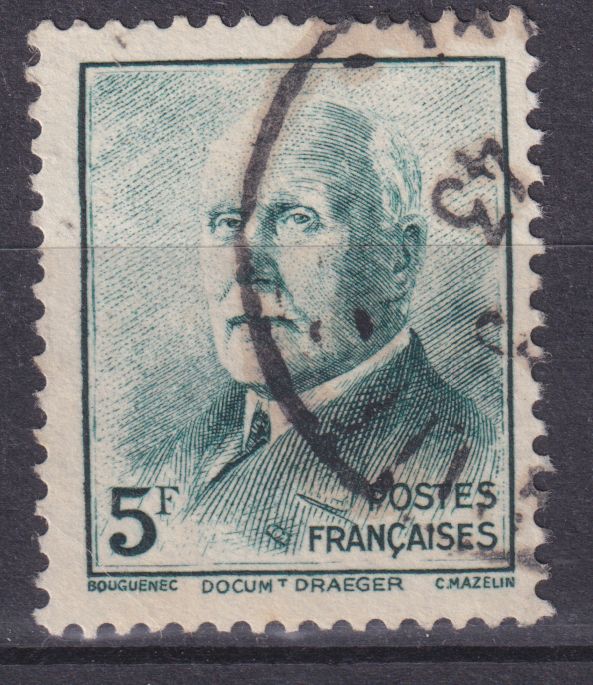 Timbre France n° 524 obl Maréchal Pétain