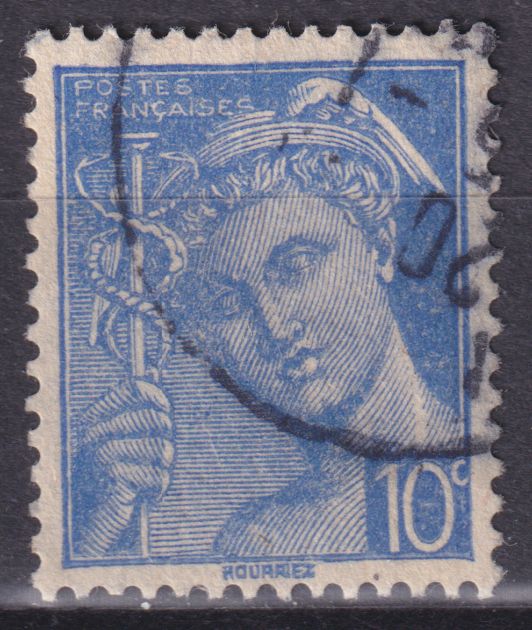 Timbre France n° 546 obl type Mercure