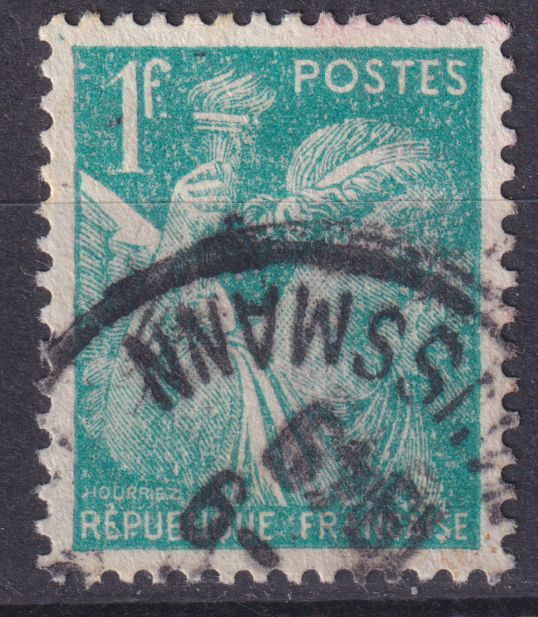Timbre France n° 650 obl type Iris