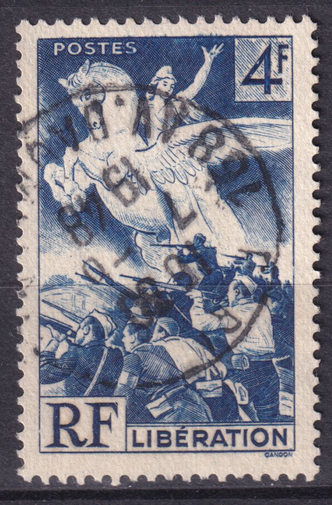 Timbre France n° 669 obl libération