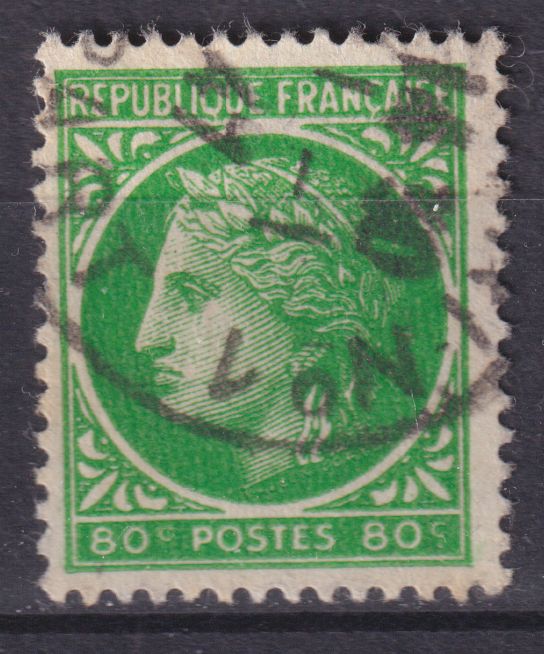 Timbre France n° 675 obl type Cérès de Mazelin
