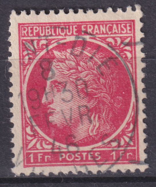 Timbre France n° 676 obl type Cérès de Mazelin