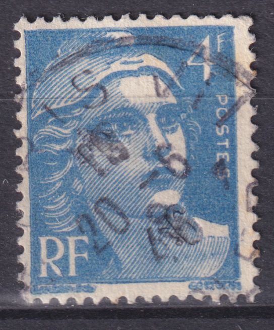 Timbre France n° 717 obl Marianne de Gandon