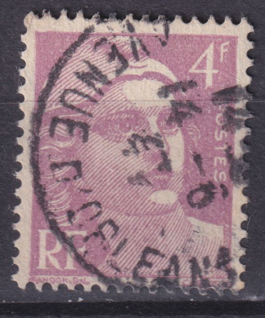 Timbre France n° 718 obl Marianne de Gandon