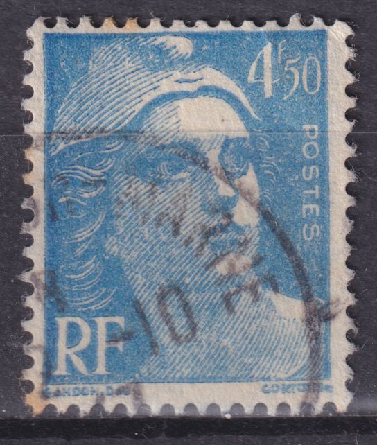 Timbre France n° 718A obl Marianne de Gandon