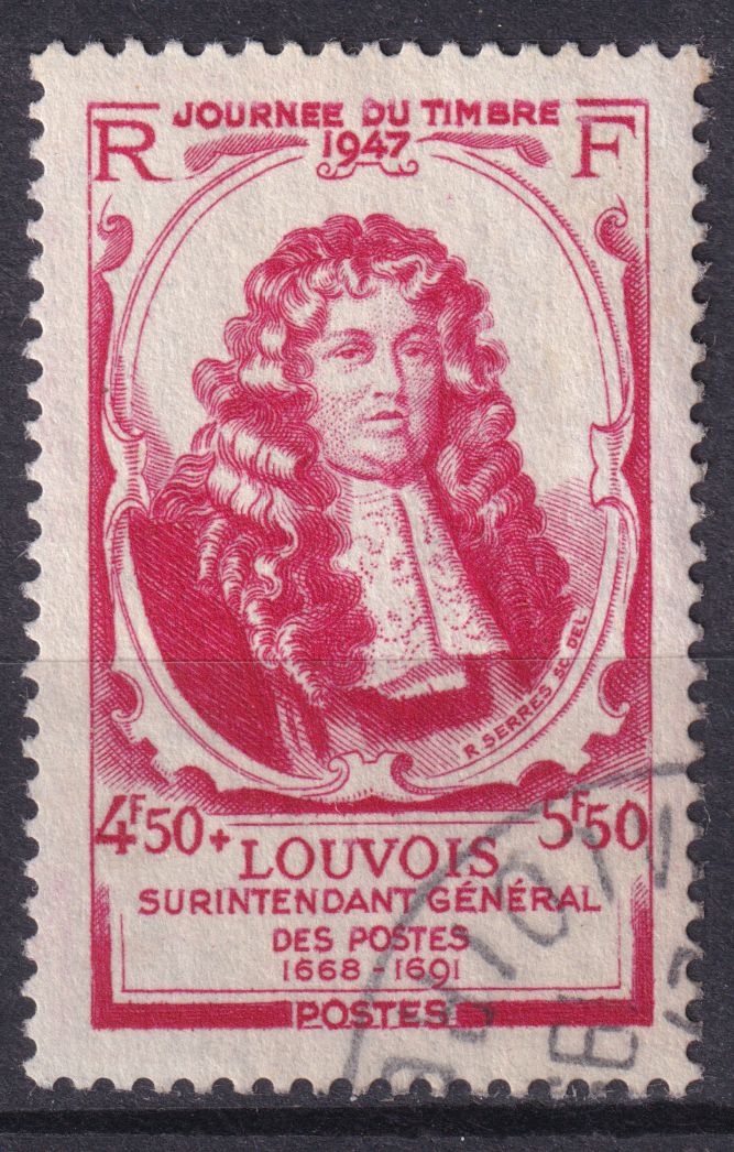 Timbre France n° 779 obl Michel le Tellier, marquis de Louvois