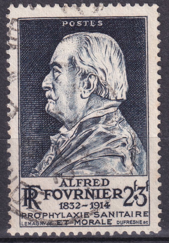 Timbre France n° 789 obl Alfred Fournier