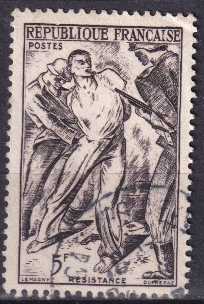 Timbre France n° 790 obl résistance