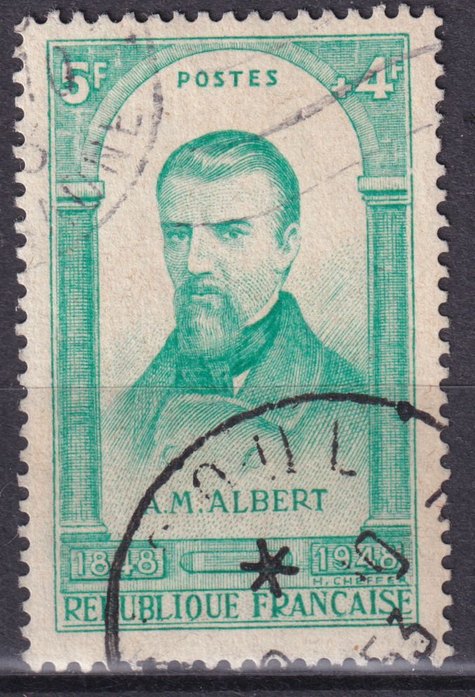 Timbre France n° 798 obl A.M Albert