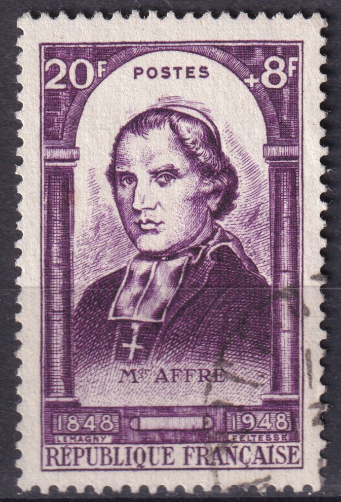 Timbre France n° 802 obl Mgr Denis-Auguste Affre