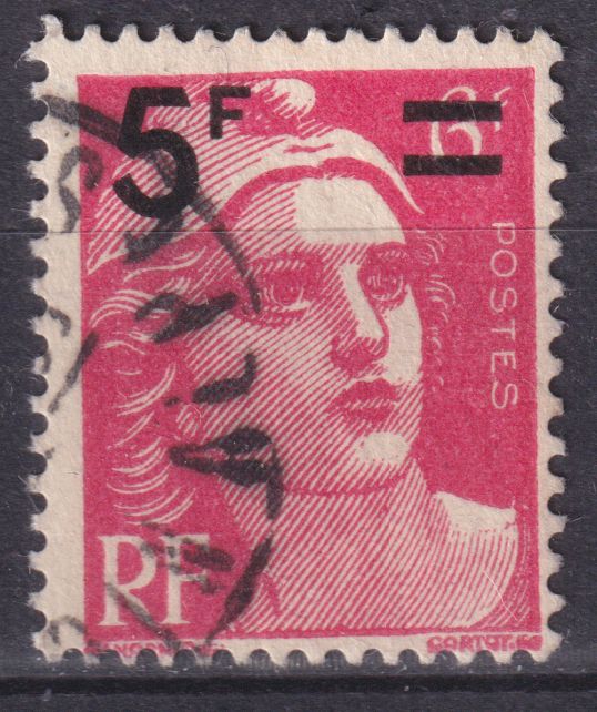 Timbre France n° 827 obl Marianne de Gandon