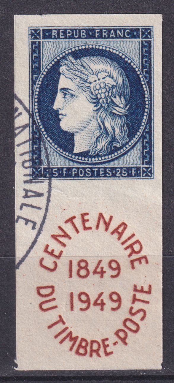 Timbre France n° 831 obl type Cérès