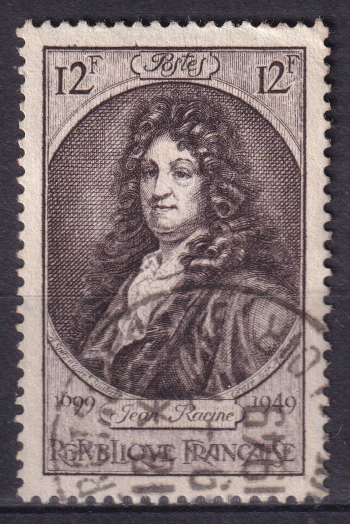 Timbre France n° 848 obl Jean Racine