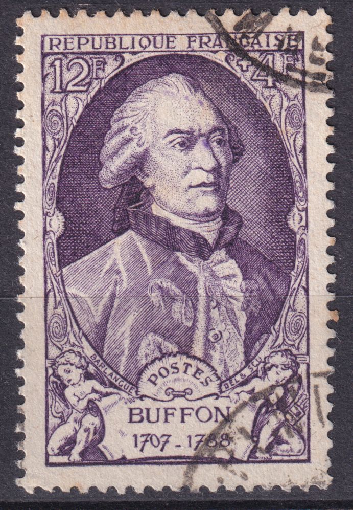 Timbre France n° 856 obl George Louis Leclerc, comte de Buffon