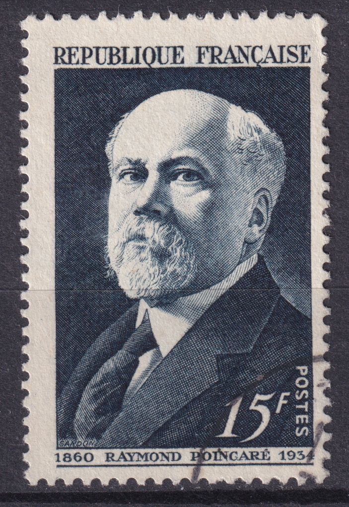 Timbre France n° 864 obl Raymond Poincaré