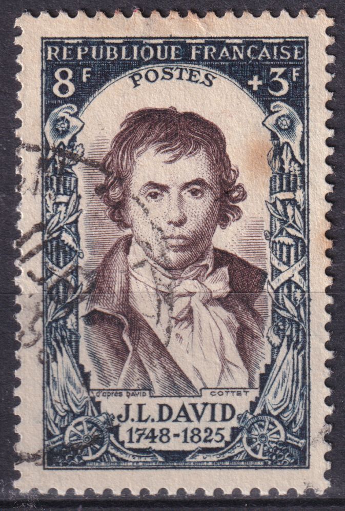 Timbre France n° 868 obl Jacques-Louis David
