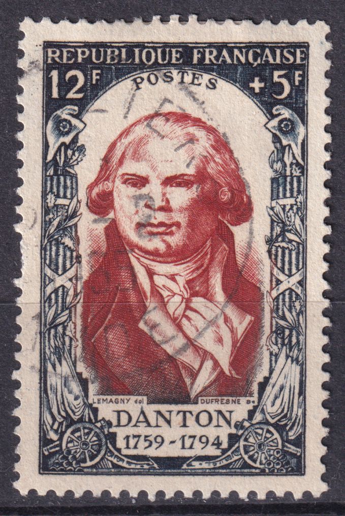 Timbre France n° 870 obl Georges Jacques Danton