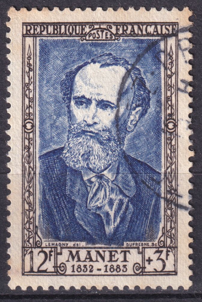 Timbre France n° 931 obl Edouard Manet, peintre