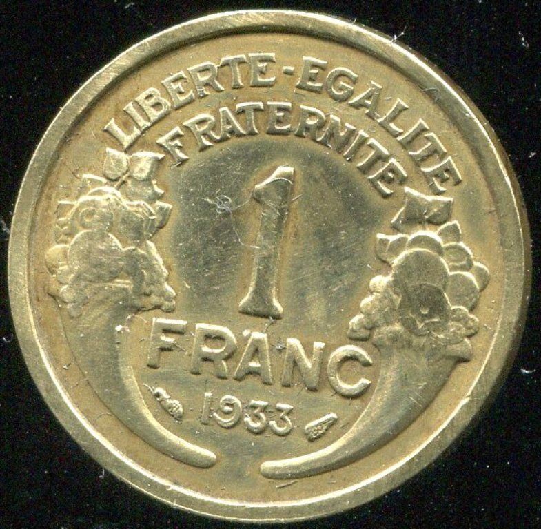 1 FRANC MORLON 1933 120810438300