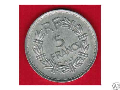 5 FRANCS LAVRILLIER 1947 9 OUVERT 110613379280