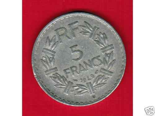 5 FRANCS LAVRILLIER 1949 B 110613379230