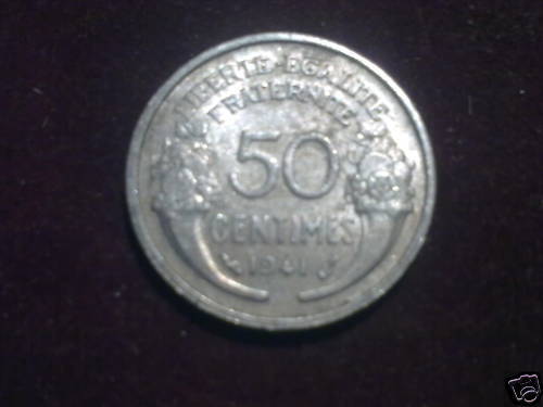 50 CENTIMES MORLON 1941 110613374120