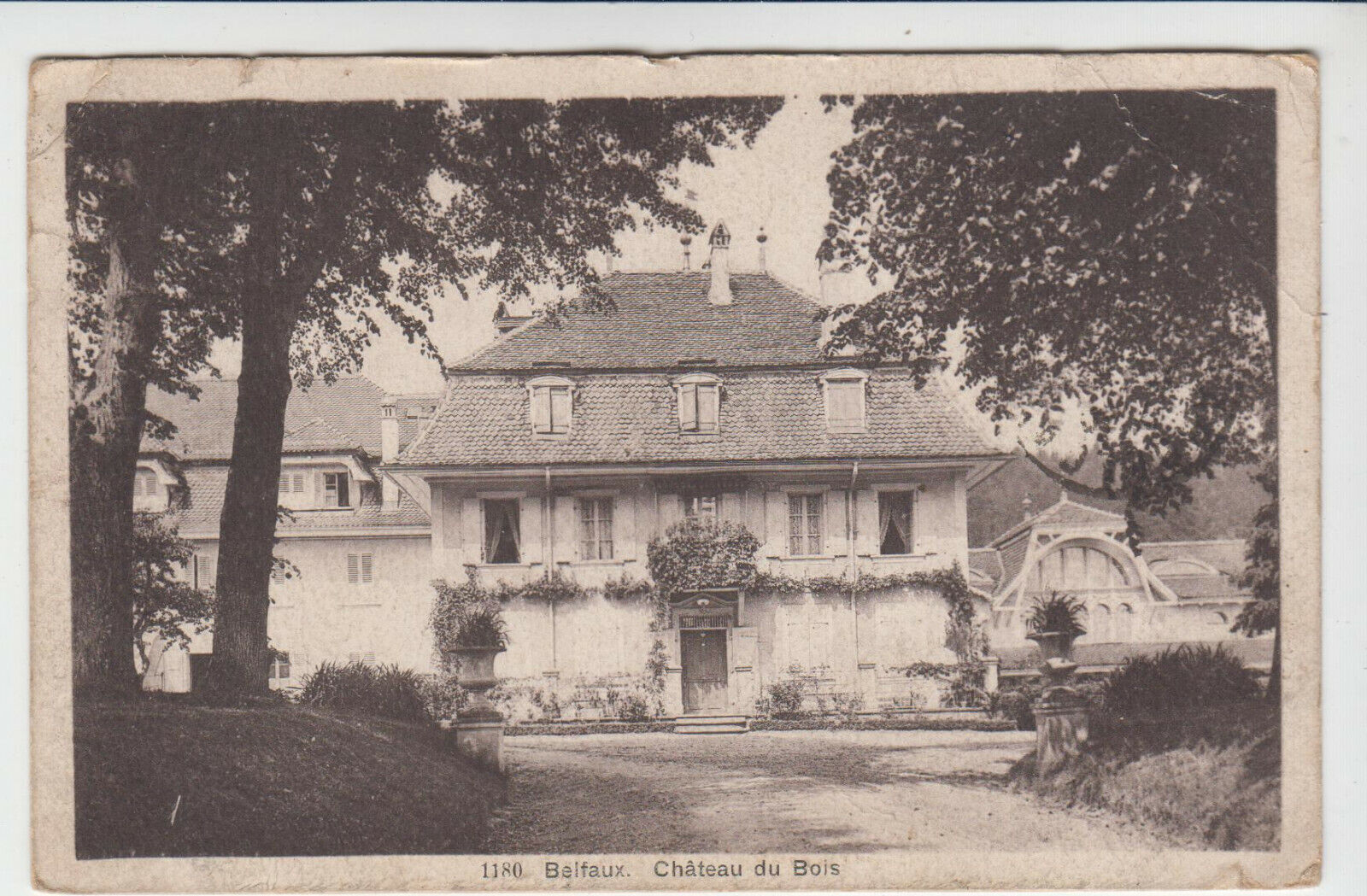 CARTE POSTALE BELFAUX CHATEAU DU BOIS SUISSE 123936470630