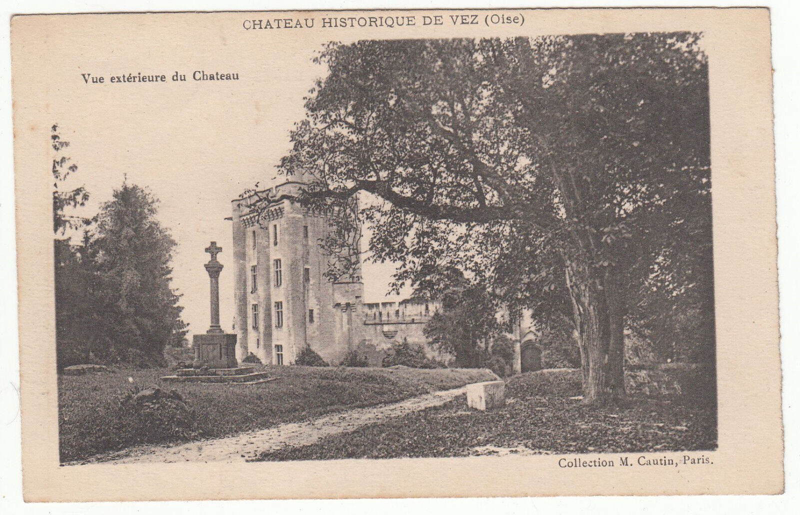 CARTE POSTALE CHATEAU DE VEZ VUE EXTERIEURE 401385890580