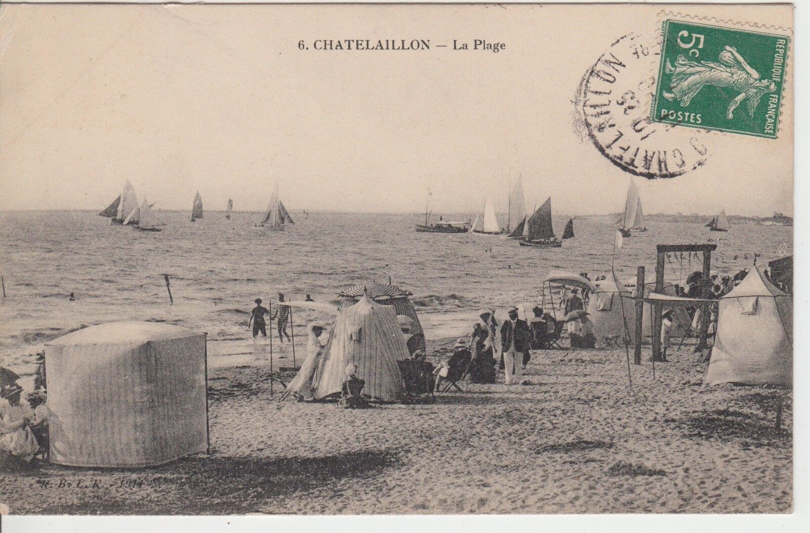 CARTE POSTALE CHATELAILLON LA PLAGE 121486455130