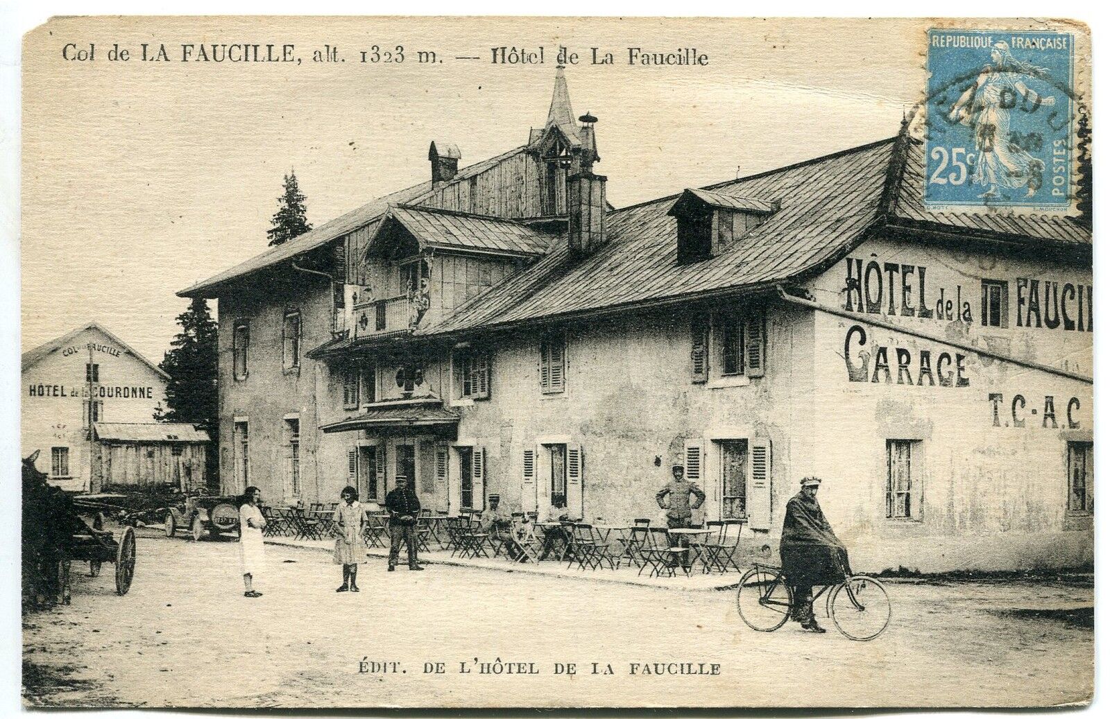 CARTE POSTALE COL DE LA FAUCILLE HOTEL DE LA FAUCILLE 400697166100