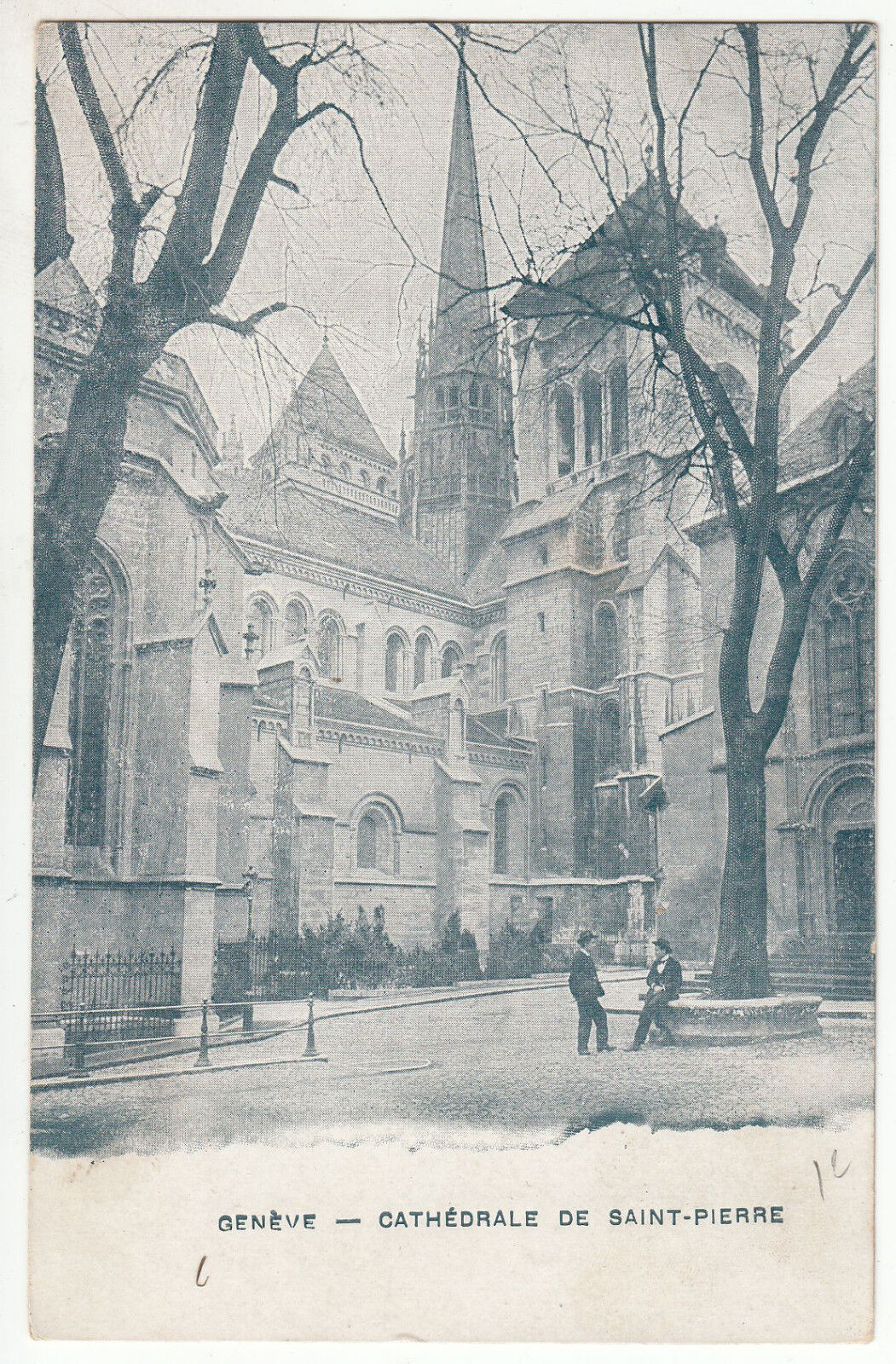 CARTE POSTALE GENEVE CATHEDRALE DE SAINT PIERRE 401374241900