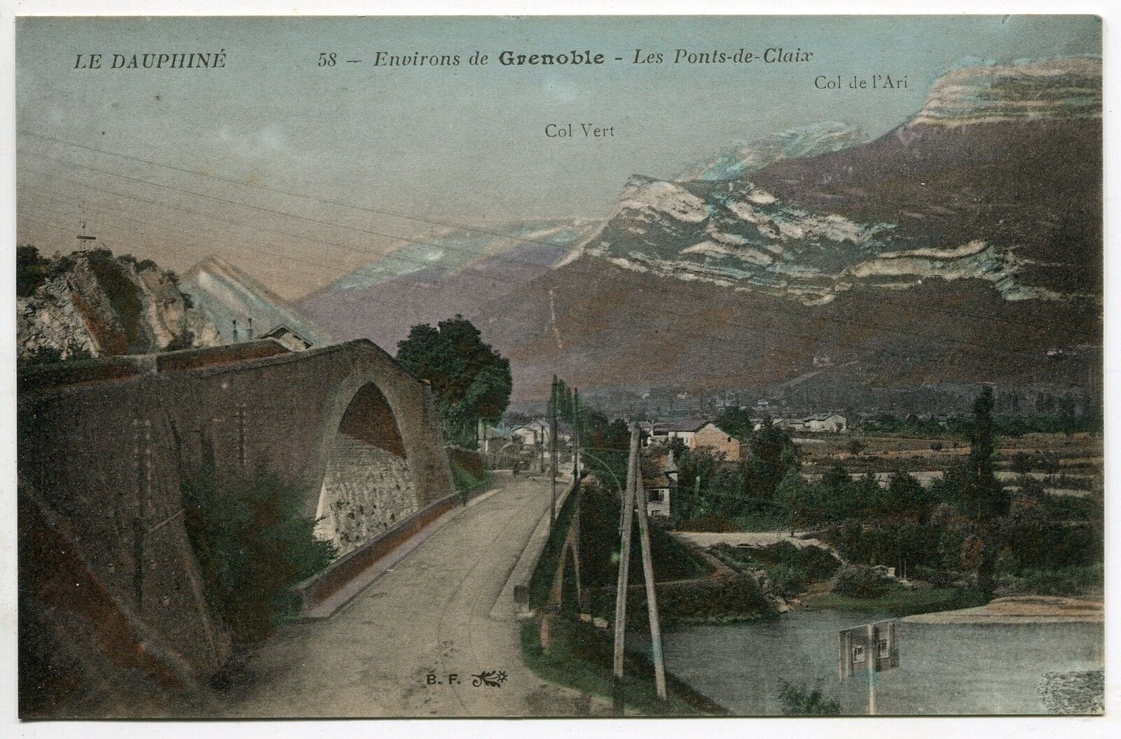 CARTE POSTALE GRENOBLE LES PONT DE CLAIX COL DE L ARI COL VERT 400626070030