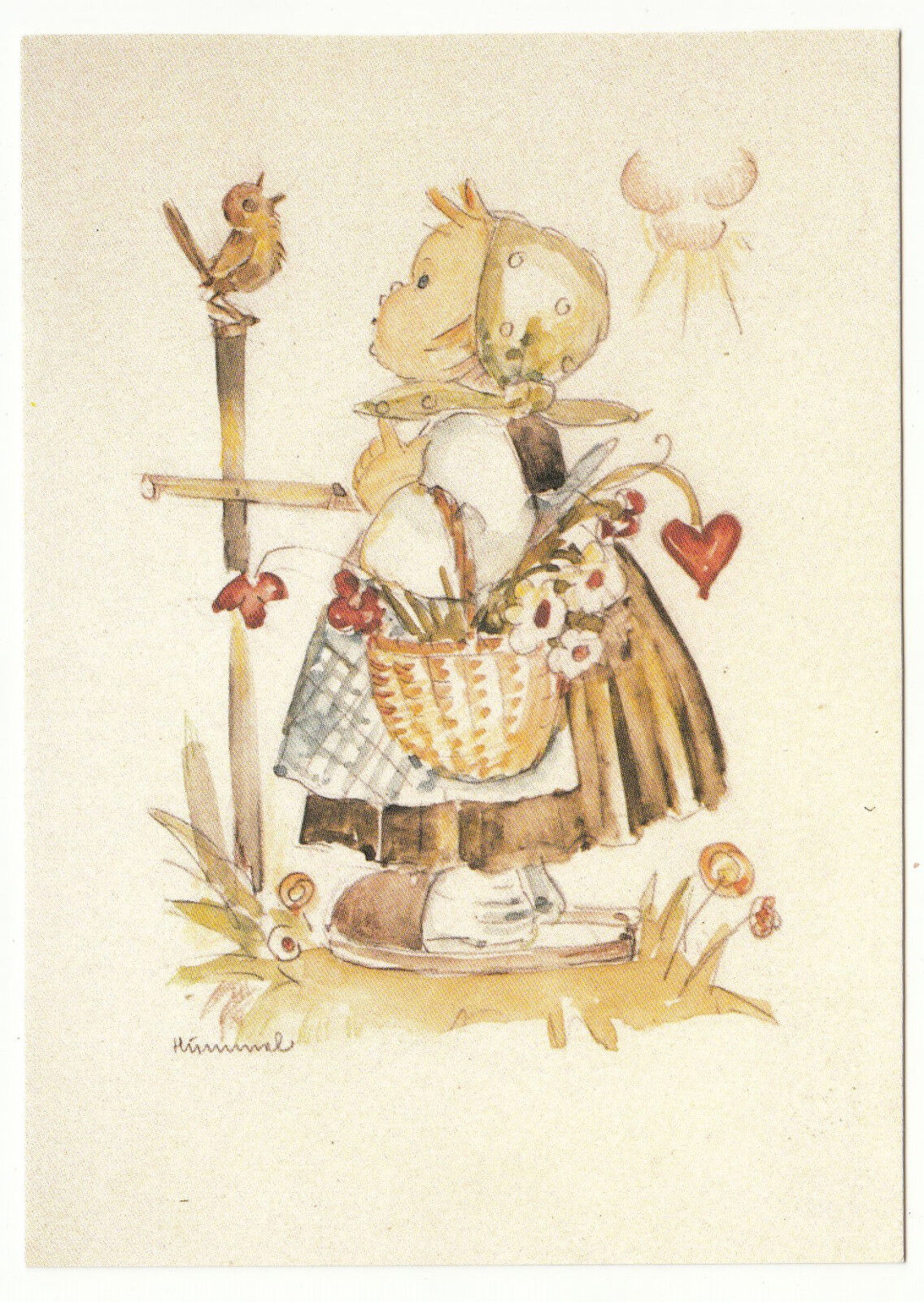 CARTE POSTALE ILLUSTRATEUR HUMMEL GLUCKSBOTEN MESSENGERS OF LUCK 401484172630