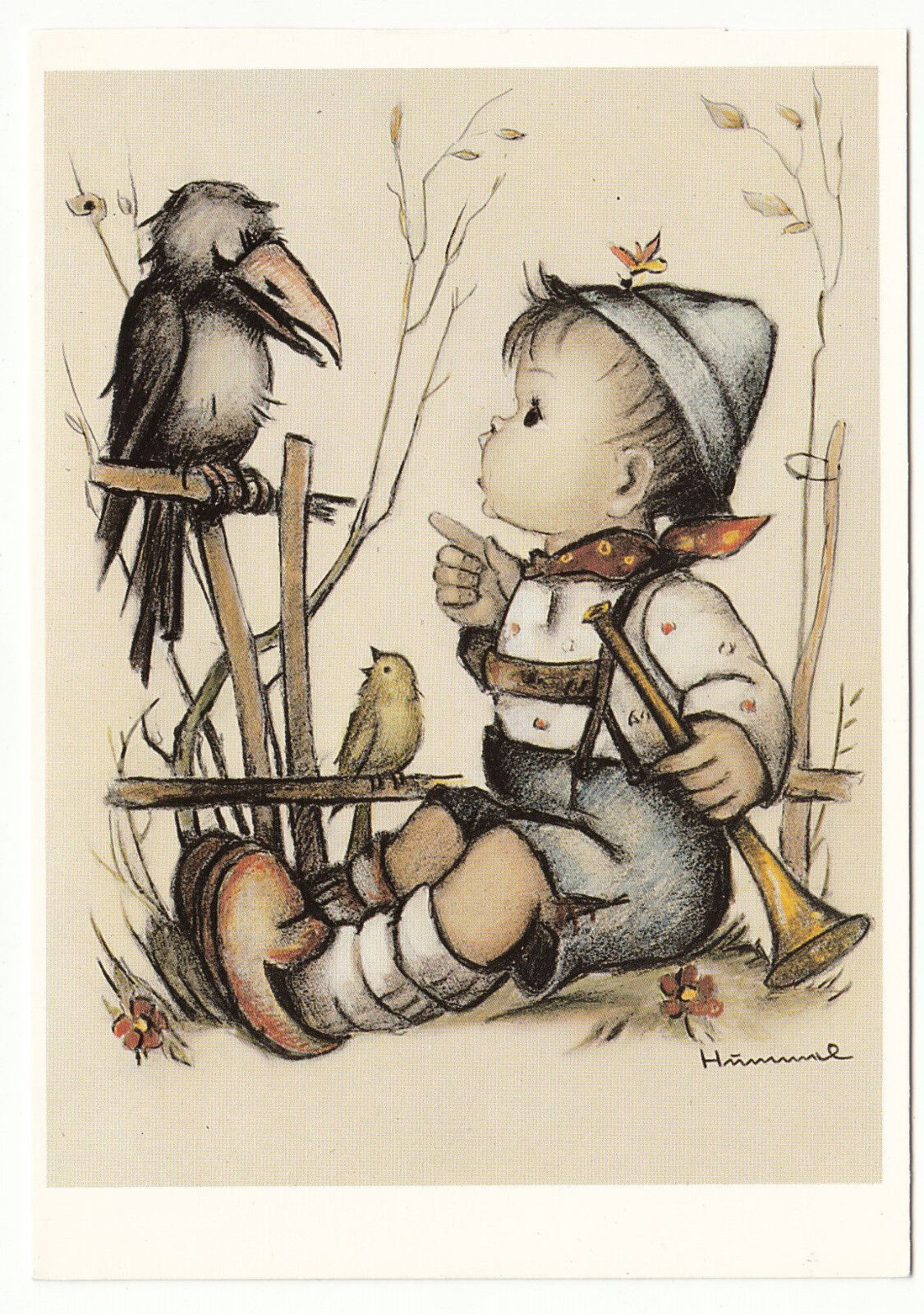 CARTE POSTALE ILLUSTRATEUR HUMMEL N 621178 THE OPINION II 122994298240